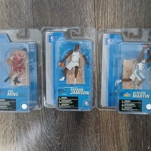 NBA Action Figures Set - Yao Ming, Antawn Jamison, Kenyon Martin